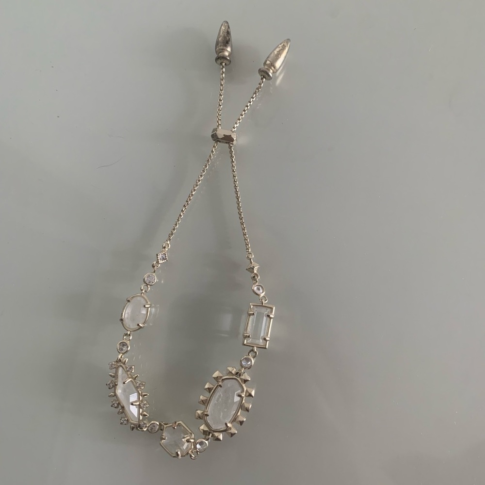KENDRA SCOTT White & Gold Bracelet